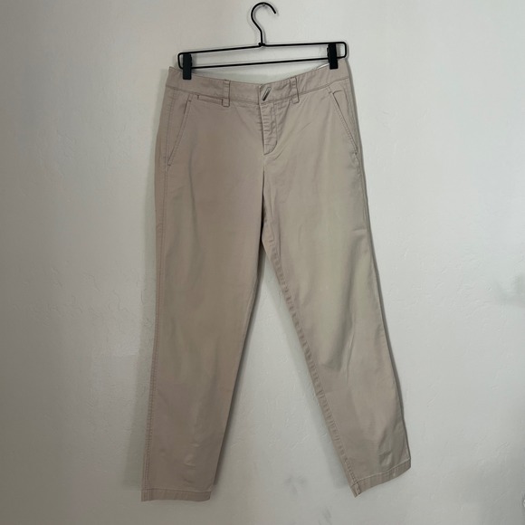 Vince Pants - Vince Women's Khaki Straight Leg Chinos Pants Size 8